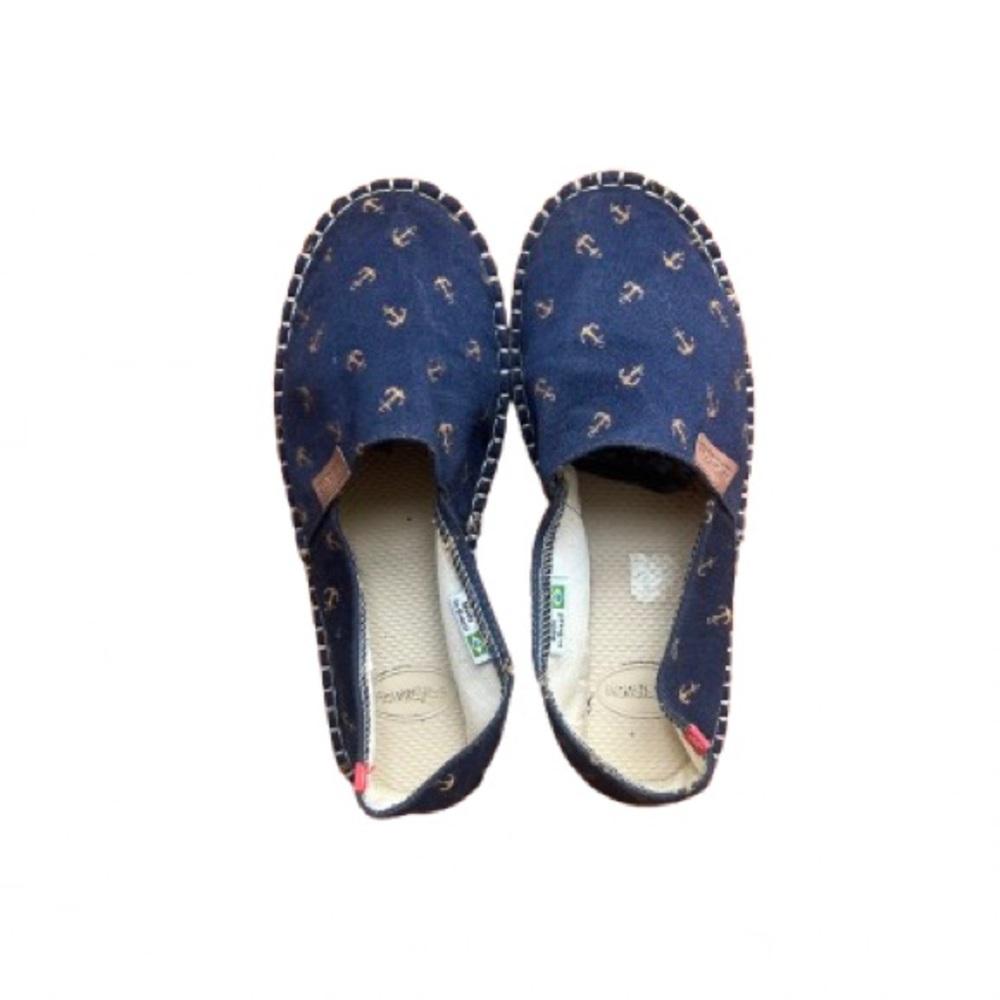 Havaianas Espadrille Slip-Ons - Navy Blue (Unisex)